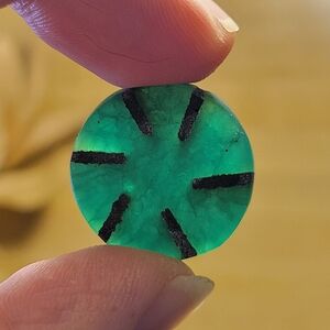 30.65ctw Natural Emerald Trapiche Loose Gemstone